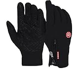 Dreampark Outdoor Sports Wind-stopper Touch Screen Gloves for Women Men