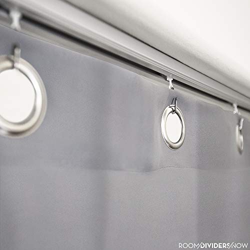 RoomDividersNow Premium Ceiling Track Room Divider Kit Medium A, 8ft