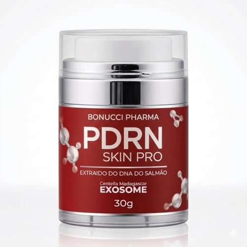 PDRN Skin Pro Creme Coreano Facial Regenerador DNA do Salmão com Niacinamida e Exossomos de Centella Madagascar | Firmeza, Colágeno e Uniformização da Pele Cuidados com a Pele Coreanos 30g