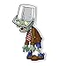 Walls 360 Peel & Stick Wall Decals: Plants vs. Zombies 2 Buckethead Zombie (7 in x 12 in)
