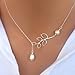 Zittop Fashion Women Necklaces Sexy Charm Leaves Sweater Chain Pearl Pendant Neck Necklaces Jewelry for Girl