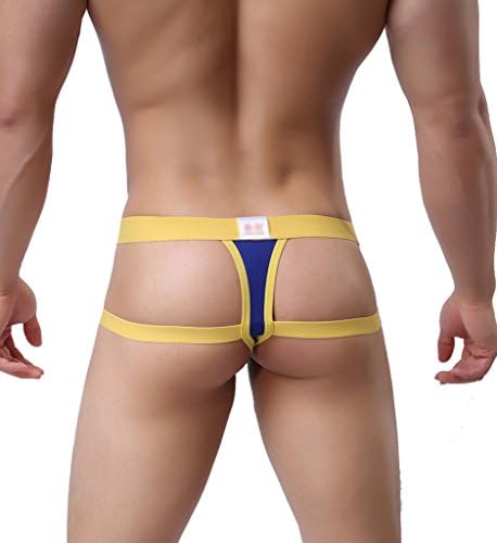 Men's Underwear Sexy Mesh Men's Taste T Word Pants Men's Underwear Fun Multi-Colors M Blue