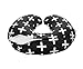 Mila Millie Premium Quality Nursing Pillow Cover Nordic Swiss White Cross Unisex Design Slipcover - 100% Cotton Hypoallergenic - Great for Breastfeeding Mothers - Fits Boppy Pillow