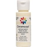 Delta Creative Ceramcoat Acrylic Paint in Assorted Colors (2 oz), 2001, Antique White