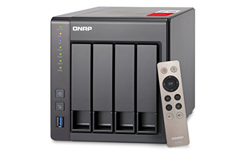QNAP TS-451+-8G 4TB (WD RED) 4-Bay NAS; Intel Celeron Quad-Core 2.0GHz (up to 2.42GHz); 8GB DDR3L RAM; SA