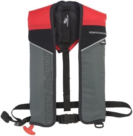SOSpenders 1431 24G A/M Easy Repack Inflatable Vest - Red