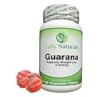 Pure Guarana Seed Extract 1000 mg - Amazon Rainforest Increases Stamina Natural Caffeine Helps You Stay Alert - Slow Release Caffeine Pills Weight Loss - 90 Vegetable Tablets