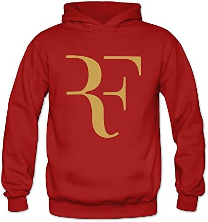 SHFL Women Roger Federer Logo Hoodie Sweatshirts Red M