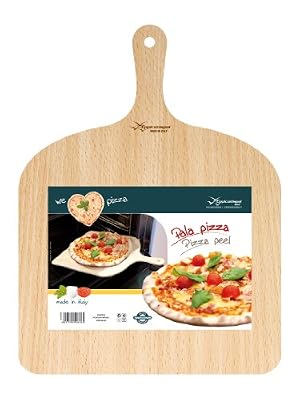 Pizza Peel Wood Paddle Board Tray, Pizza Maker Serving & Cuting