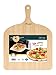 Eppicotispai Birchwood Pizza Peel, 16 by 12-Inch,Silver/Brown