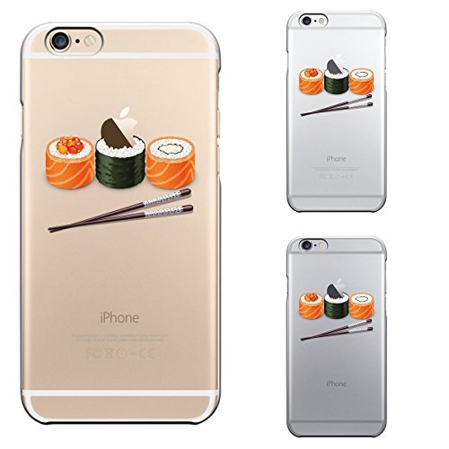 iPhone6S Case iPhone6 Case Matop Flexible Soft Transparent TPU Back Cover Silicone Skin Scratch-Resistant Premium Anti-Slip Shockproof Cute Cover for iPhone 6 6S, 4.7 inch(Sushi)