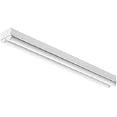 Lithonia Lighting 2 Light LED Strip Light, 2 Foot LED Ceiling Lighting Fixture, 2500 Lumens, 4000K, 80CRI, 20W, Kitchen and G