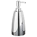 InterDesign Forma Stainless Steel Liquid Soap & Lotion Dispenser Pump for Kitchen or Bathroom Countertops, Polished