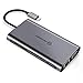 UtechSmart USB C Docking Station Triple Monitor - Universal Laptop Docking Station 12 in 1 for Thunderbolt 3/4, USB C Dock with USB 3.0 and 4K HDMI for MacBook Pro/Air/M1/M2 & Windows