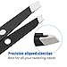 Sunmore Slant Tweezers,Precision Eyebrow Stainless Steel Slant Tip Tweezer Hollowed