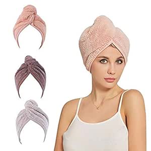 hair towel drying dry brown pink