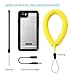 Temdan 33ft/10m Deep Floatable Waterproof Case for iPhone 6/6s(4.7inch) with Float Strap-Black/Clear