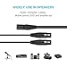 XLR3M to Dual XLR3F Y Cable, VANDESAIL 2-Pack XLR Male To Dual XLR Female Plug 3' Pro Series Y-Cable Cord Splitter (Adapter, Male to 2 Female)