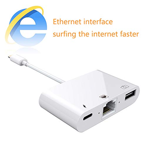 Hkitty Xiong RJ45 LAN Wired Network Adapter Compatible with