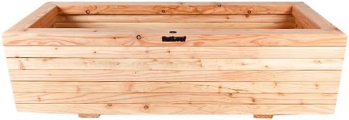 Medium Larch Veggie Planter 120cm x 48cm x 42cm