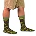 TeeHee Men's Fun and Fashion Crew Socks 5-Pair (Camouflage)