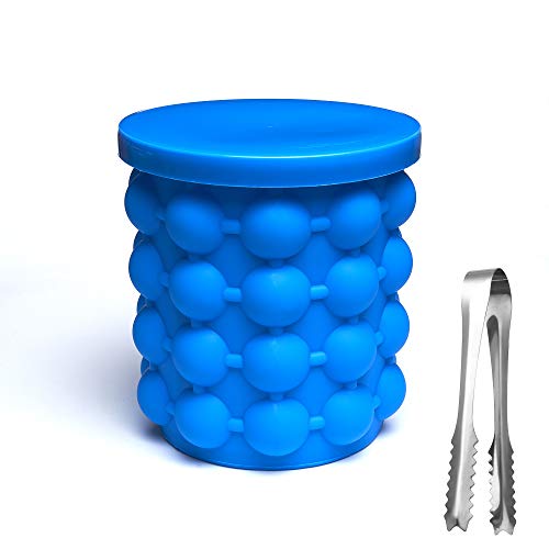 Ice Cube Genie Silicone Bucket As Minifridge/Freezer Maker,Flexible And