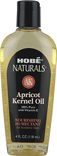 HOBE LABORATORIES BEAUTY OIL,APRICOT KERNEL, 4 FZ
