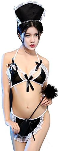 2017 New Black Housemaid Role Play Sexy Lingerie Adult Female Women Underwear Sleepwear Novelty Exotic Costume Appare …