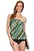 Dippin' Daisy's Jungle Strapless Bandeau Blouson Tie Tankini Size 10