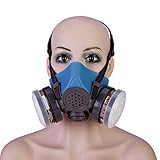 Joyutoy 3600 Series Half Facepiece Reusable Respirator Industrial Gas Chemical Anti-Dust Paint and Pesticide Respirator Mask with Adjustable Straps