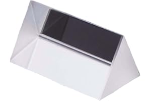 Kopida Glass Crystal Triangular Prism, Rainbow Maker for Light Refraction Spectrum Learning, Photography Science Physics Teaching Prop