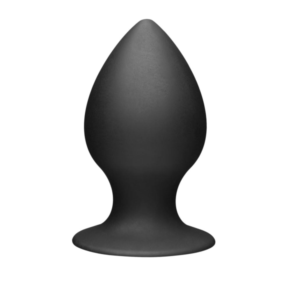 Tom of Finland Medium Black Silicone Anal Plug