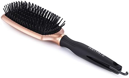Paddle HairBrush, Detangling Brush Tangle Free for Hair Staightening&amp;Smoothing for Wet Hair and Dry Hair(GOLD)