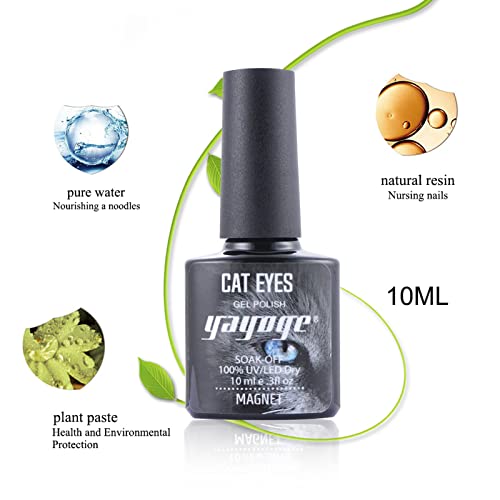 Yayoge Gel Nail Polish Kit ，6 Colors Gel Nail Polish Base and Top Coat ，UV Gel Nail Polish Set ，Soak Off Gel Nail Art Manicure Kit, Ideal Gifts DIY Salon and Home