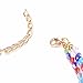 AWAYTR Ladies Choker Necklace Gold Tone Fashion Statement Big Multi Color Crystals Multi Color