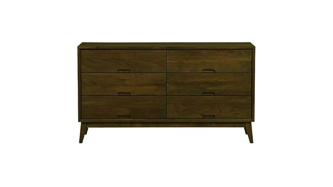 Aprodz Mango Wood Storage Cabinet Cruz Chest of 6 Drawers Furniture for Living Room | Camouflage