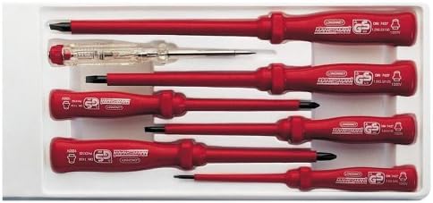 Mannesmann VDE-Screwdriver Set (7 Pieces), Multicolor