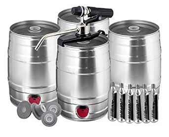 Fermtech Wine On Tap Dispenser - Holds 9 Bottles (1.8 Gal), Alternative To Bottling For Homebrew & Winemaking, Midwest Supplies