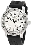 Invicta Men's 11421 Specialty Silver Dial Black Polyurethane Watch