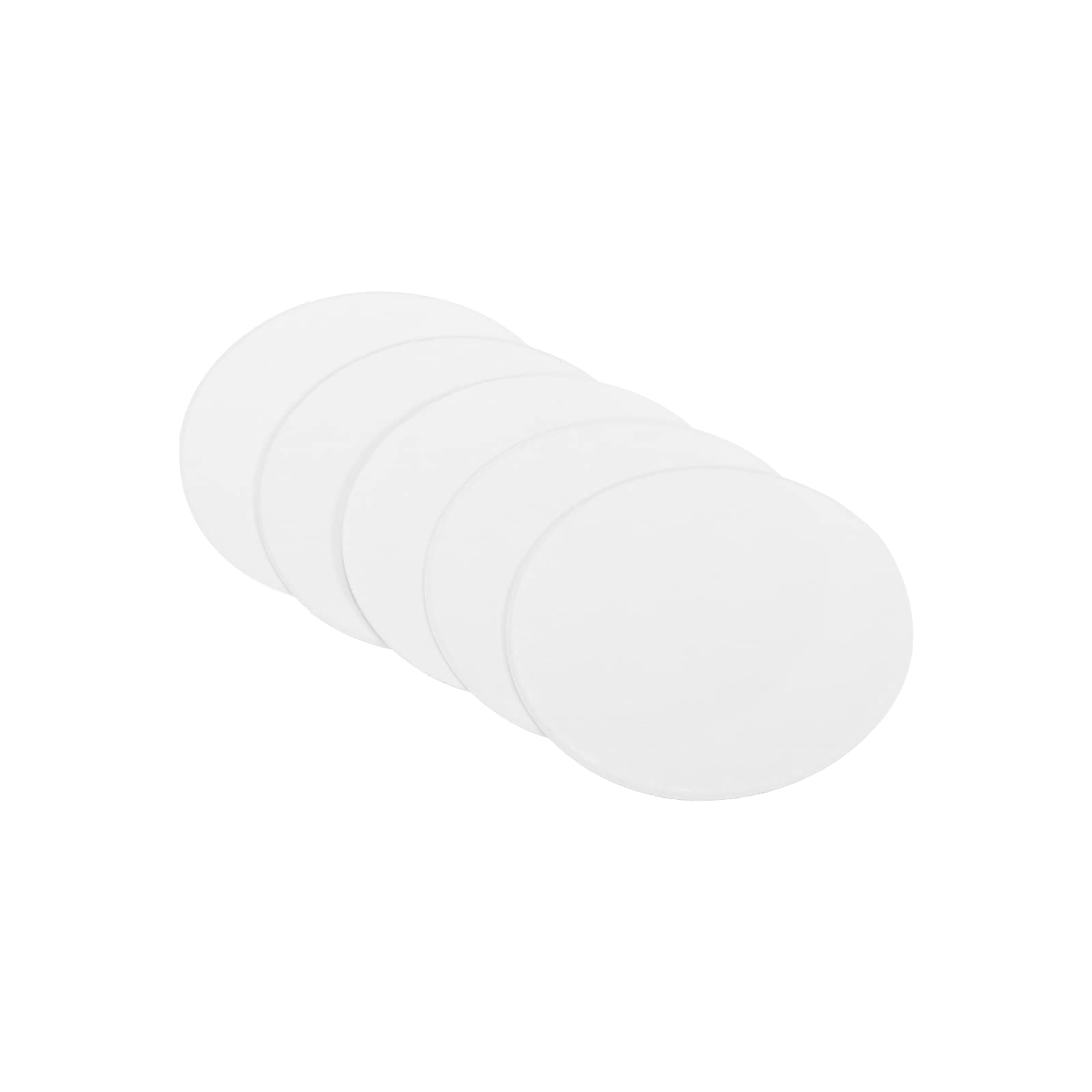 PATIKIL 2-inch Round Cardboard Paper, 25 Pcs Blank Disc Circles Slices for Party Decorations DIY Craft Arts Drawing Painting Writing, White — image 1