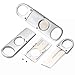 Scotte Cigar Cutter Stainless Steel Removable Cigar Scissors and Whetstone Sharpener+Screwdriver,Make The Cigar Clippers sharper