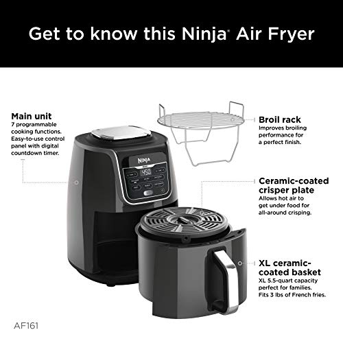 Ninja AF161 Max XL Air Fryer that Cooks, Crisps, Roasts, Bakes, Reheats