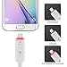 PLAY X STORE Flat Cable With OTG.Date And Charge.Durable And Avoid Twisting TPE Material.Standsrd 3 FT.For Android.White.
