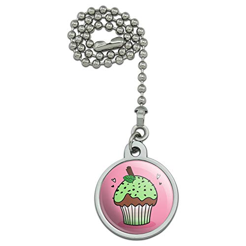 GRAPHICS & MORE Mint Chocolate Cupcake Ceiling Fan and Light Pull Chain