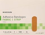 Mckesson Medi-Pak Performance Adhesive Bandages 1" x 3" 100/BX (Pack of 2 Boxes)