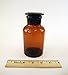 Reagent Bottle, Amber Glass, Wide Mouth, 250ml / 8 Oz