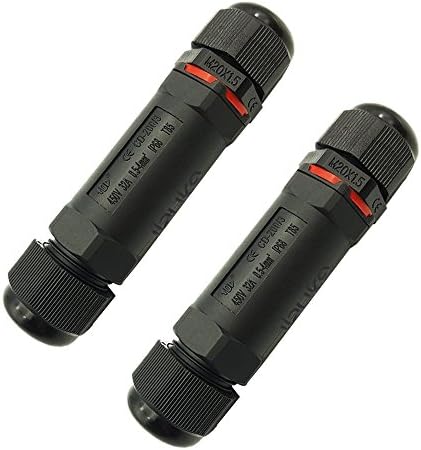2PCS IP68 Waterproof Cable Gland Connector Underground Cable Sleeve Outdoor / External
