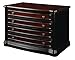 Coaster Home Furnishings Pergola 2-Drawer File Cabinet Espresso and Chestnut, Espresso/Brown/Red,40 W x 25 D x 30 H, 800514