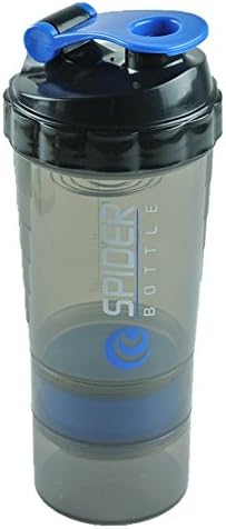 Shaker &amp; Blender Drink Bottle for Protein Powder Blue