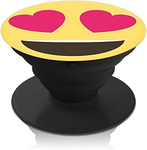 Multi-Function Mounts and Stands,CMEKAKA Expanding Stand Grip Pop Mount Socket for Smartphones ,iPhone and Tablets (Love Emoji)